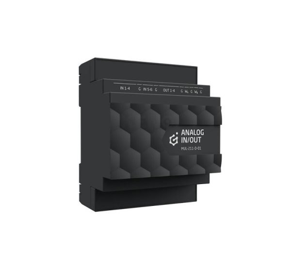 GRENTON MODULE OF ANALOG INPUTS AND OUTPUTS GRENTON / SUPPORTS 1-WIRE / DIN RAIL MOUNTING / TF-BUS