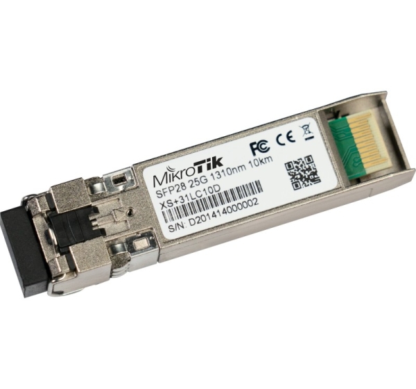 Mikrotik XS+31LC10D network transceiver module Fiber optic 25000 Mbit/s SFP28 1310 nm