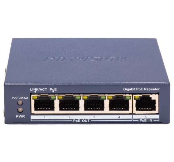 Repeater PoE Hikvision DS-3E0505P-E/R