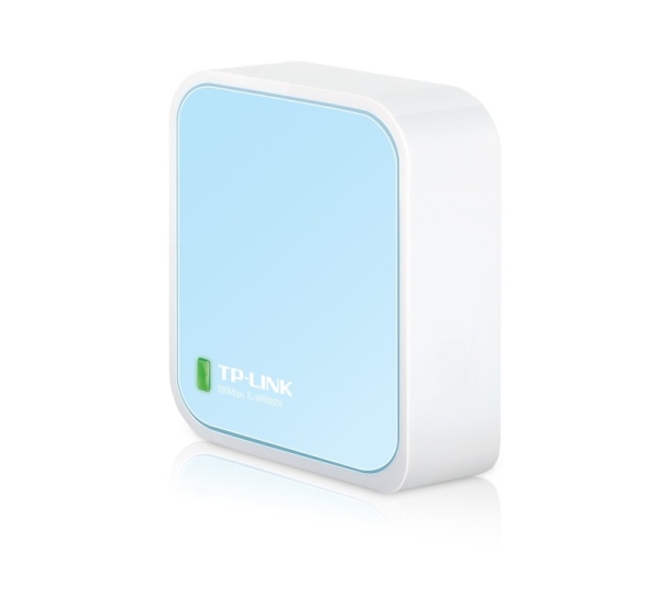 TP-Link TL-WR802N wireless router Fast Ethernet Single-band (2.4 GHz) Blue, White