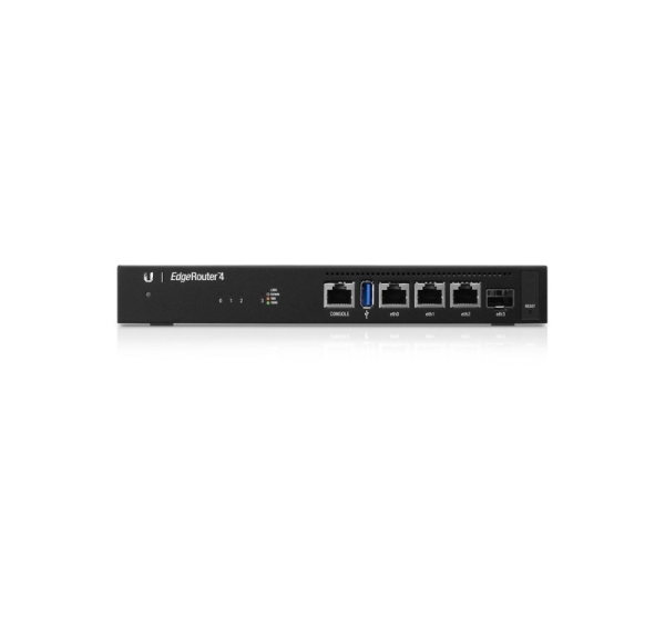 Ubiquiti EdgeRouter 4 wired router Gigabit Ethernet Black