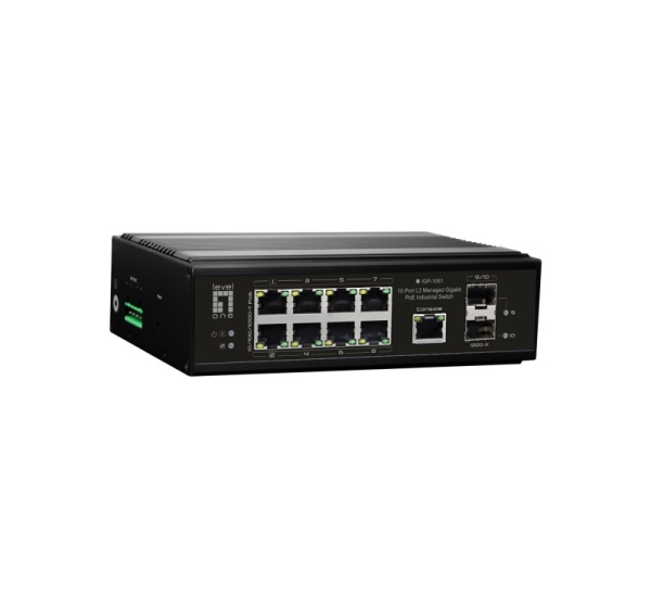 LevelOne IGP-1061 network switch Managed L2 Gigabit Ethernet (10/100/1000) Power over Ethernet (PoE) Black