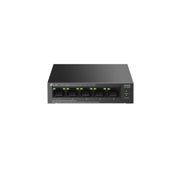 TP-Link LiteWave 5-Port Gigabit Desktop Switch with 4-Port PoE+