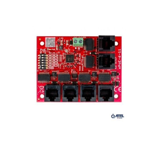 SWITCH 5-PORTOWY POE ATTE xPoE-6-11-OF