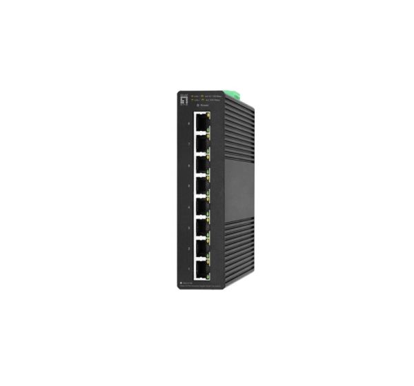 LevelOne Hilbert 8-Port Industrial Gigabit Smart Lite Switch