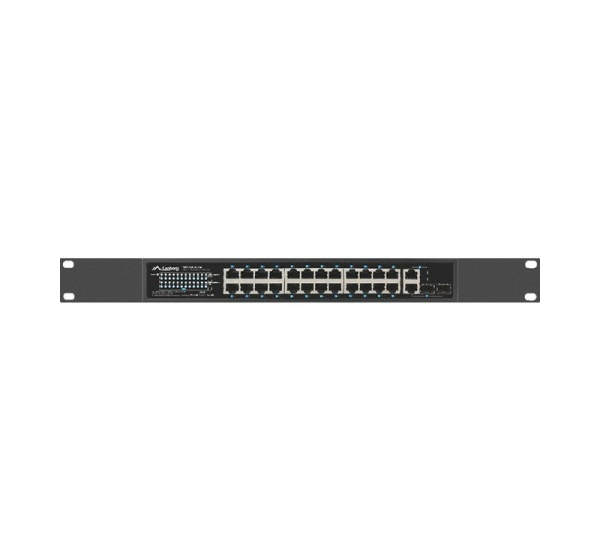 Lanberg Switch 24X 100MB DSP+/2X Combo Rack 19" 360W V2