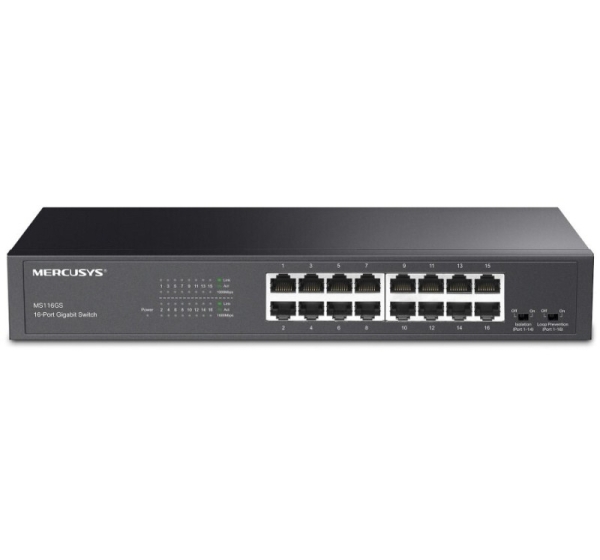Mercusys MS116GS Network Switch Black