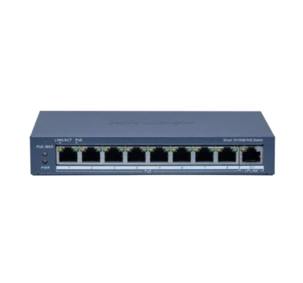 Hikvision DS-3E1309P-EI(B) network switch Managed Fast Ethernet (10/100) Power over Ethernet (PoE)