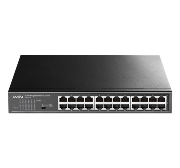Cudy GS1024 network switch Unmanaged Gigabit Ethernet (10/100/1000) Black