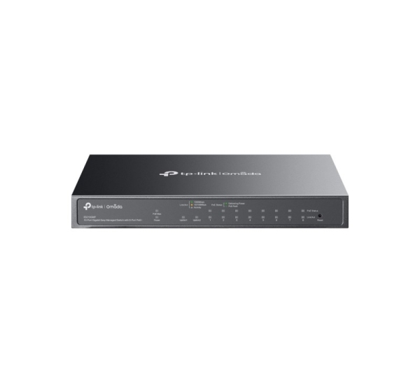 TP-Link Omada 10-Port Gigabit Easy Managed Switch with 8-Port PoE+