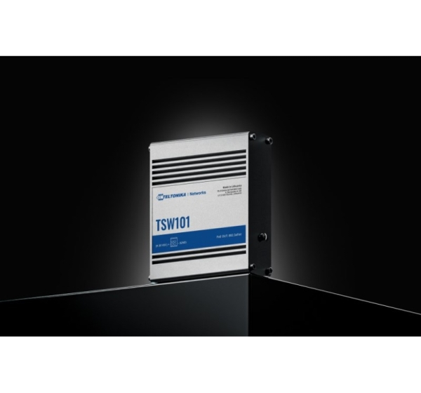 Teltonika TSW101 Gigabit Ethernet (10/100/1000) Power over Ethernet (PoE) Metallic