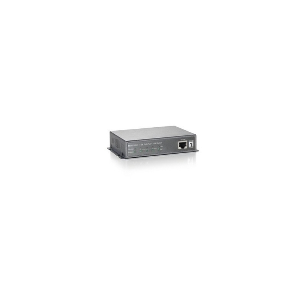 LevelOne 5-Port Gigabit PoE Switch, 802.3at/af PoE, 4 PoE Outputs, 115W