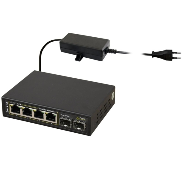 SWITCH POE 4+2SFP PULSAR SFG64