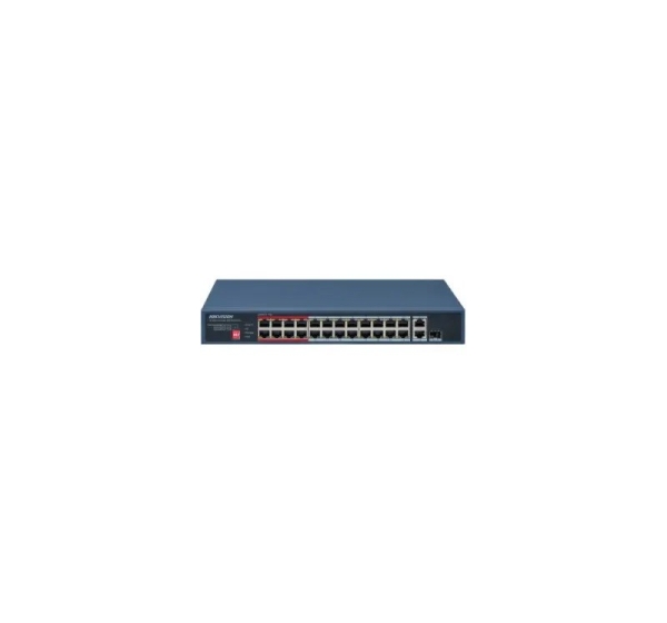 Hikvision Value Series 24 Port Fast Ethernet Unmanaged POE Switch