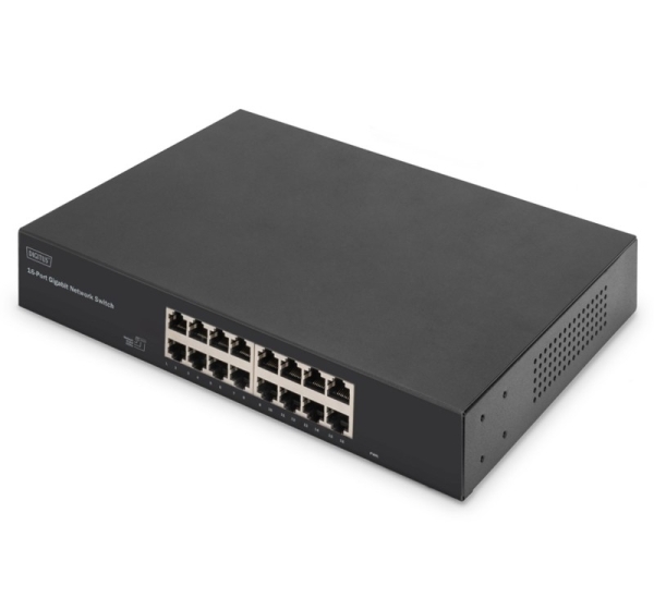 Digitus 16-Port Gigabit Switch, 19 inch, Unmanaged