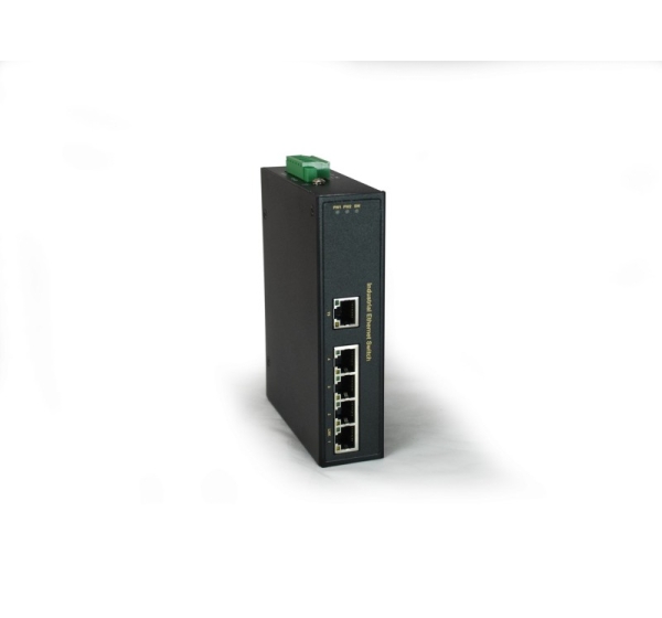 LevelOne 5-Port Fast Ethernet Industrial Switch, -40°C to 75°C