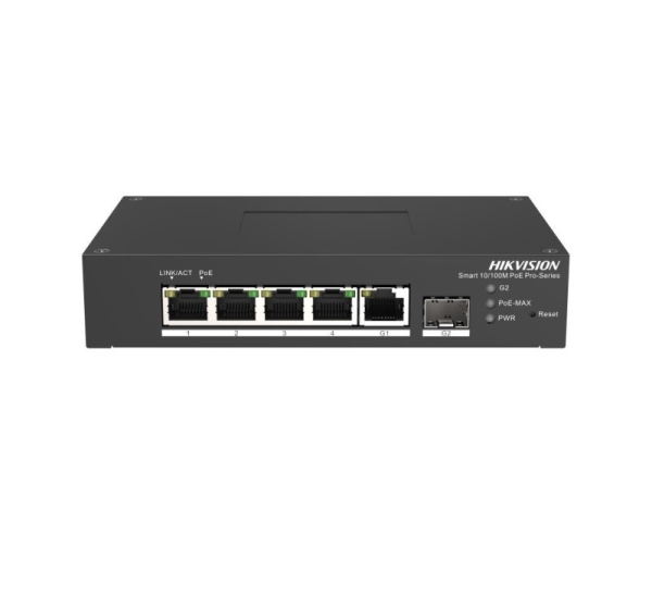 Hikvision DS-3T1306P-SI/HS network switch Managed L2 Fast Ethernet (10/100) Power over Ethernet (PoE) Black