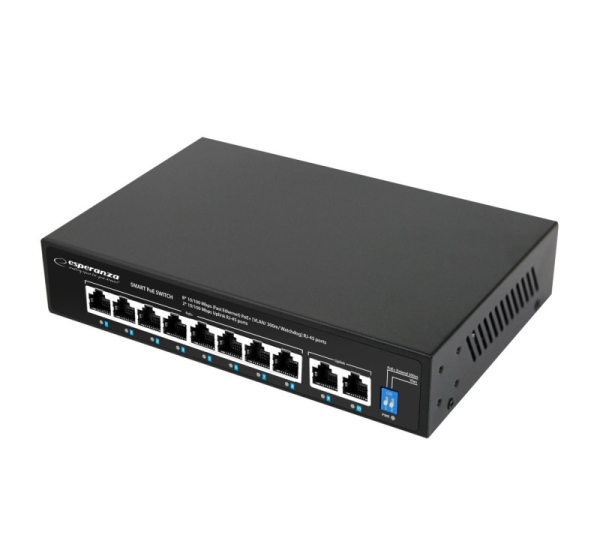 Esperanza ENS106 10-port Poe Switch 10/100 96W