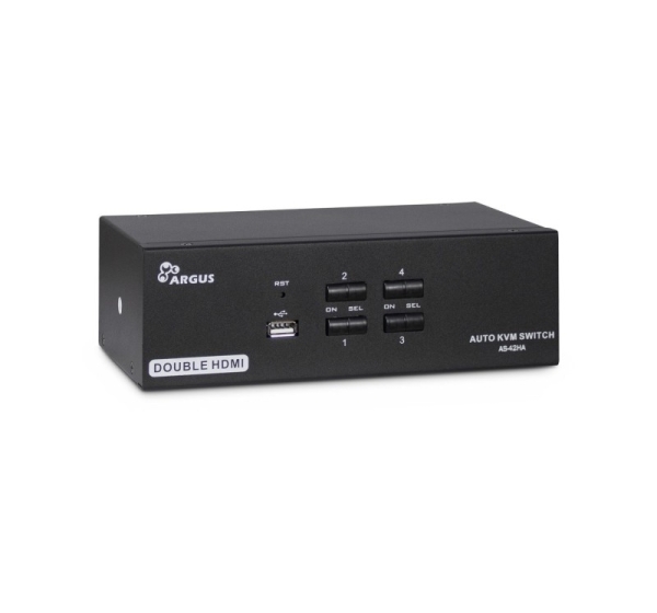 Inter-Tech AS-42HA HDMI KVM switch Black