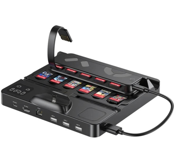 Charging station for Switch w/ switch & card rdr