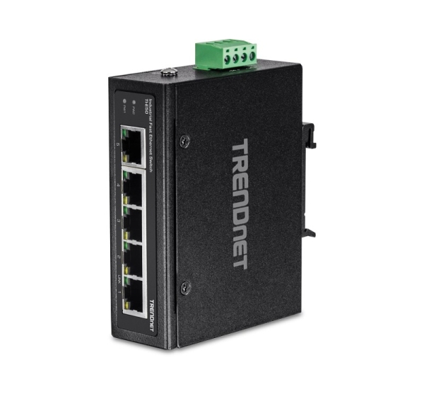 Trendnet TI-E50 network switch Unmanaged Fast Ethernet (10/100) Black