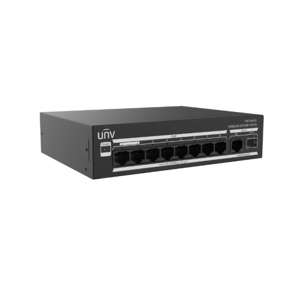 SWITCH POE NSW2100-9GT1GP-POE-IN 8-PORTOWY + 1X UPLINK + 1X SFP UNIVIEW