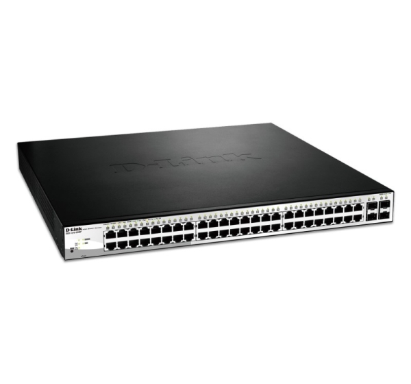 D-Link DGS-1210-52MP - Managed - L2 - Gigabit Ethernet (10/100/1000) - Full duplex - Power over Ethernet (PoE)