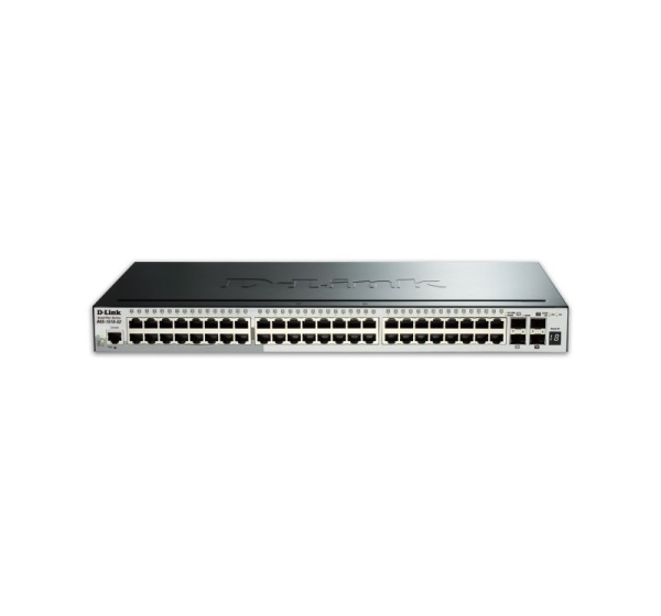 D-Link DGS-1510-52X/E network switch Managed L3 Gigabit Ethernet (10/100/1000) 1U Black