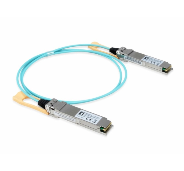 LevelOne AOC-0503 network transceiver module Fiber optic 103100 Mbit/s QSFP28 850 nm