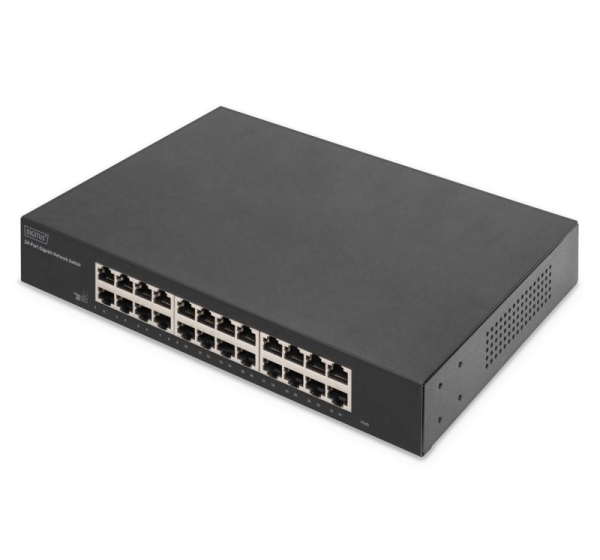 Digitus 24-port Gigabit switch, 19-inch, unmanaged