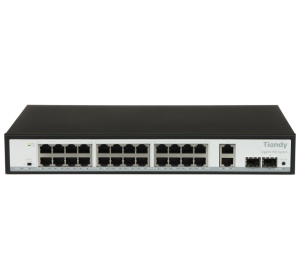 POE SWITCH TC-P3S028 SPEC:G/2422/AT/280 24-PORT SFP TIANDY