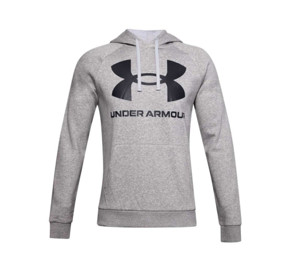 Men's Under Armour Rival Fleece Big Logo Hd Grey 1357093 011