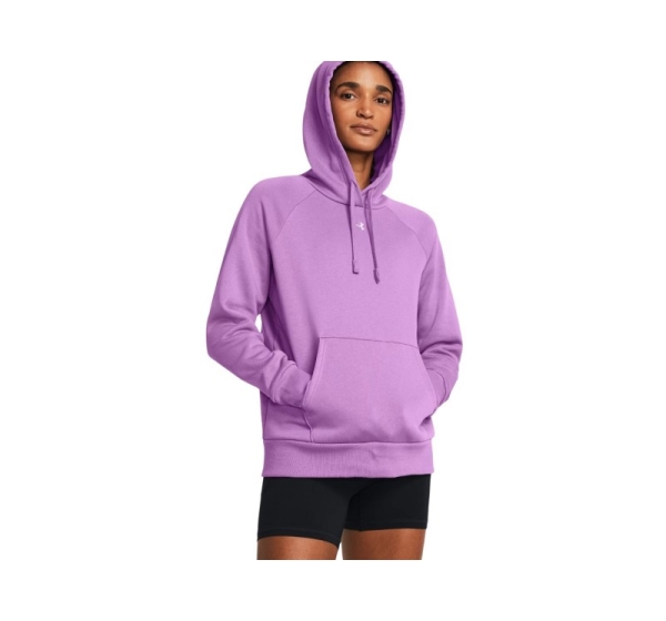 Under Armour Rival Fleece Hoodie Purple 1379500 560 M