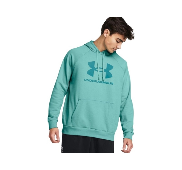 Under Armour Rival Fleece Logo HD Men's Sweatshirt Sea 1379758 482 M