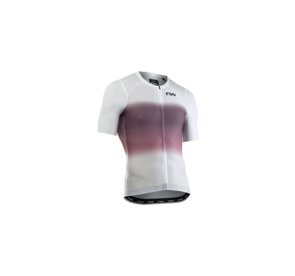Koszulka rowerowa NORTHWAVE Blade Air Jersey S/s biało różowa - M
