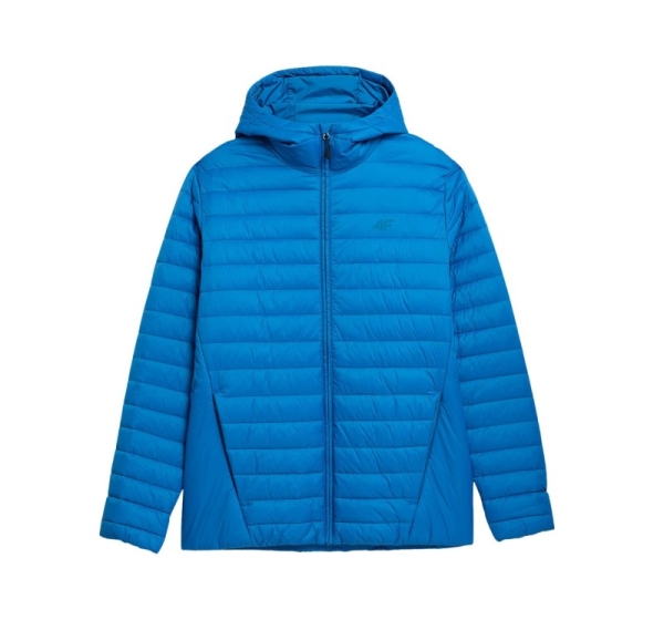Men's down jacket 4F blue 4FSS23TDJAM085 33S