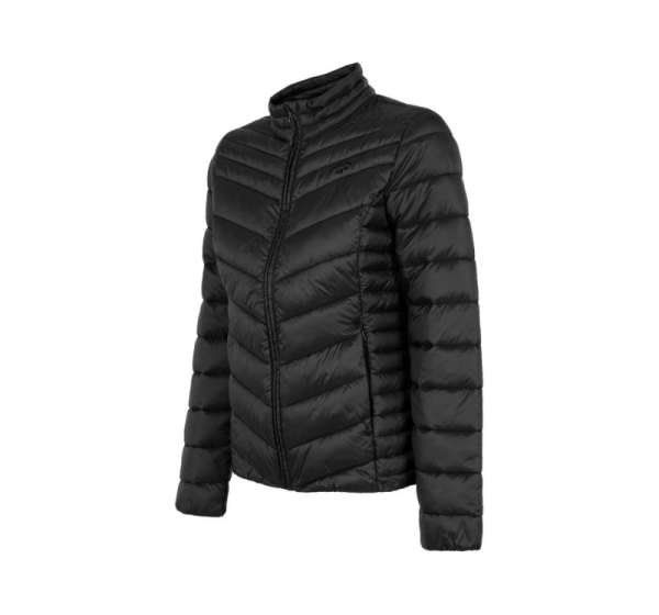 Women's jacket 4F deep black H4Z22 KUDP002 20S