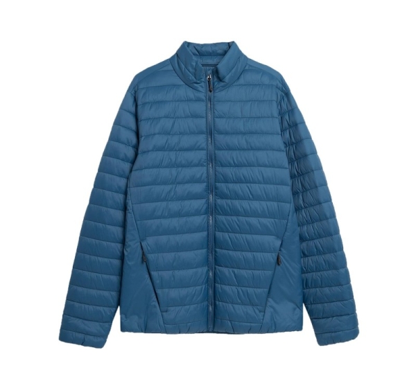 Men's down jacket 4F M239 denim 4FAW23TDJAM239 32S