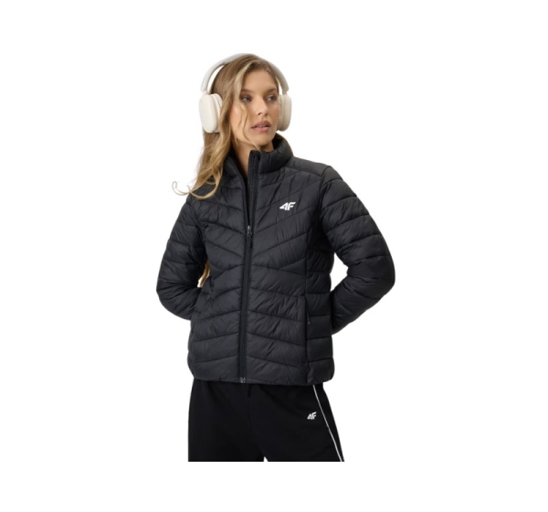 Kurtka damska 4F F0855 głęboka czerń 4FWSS26TDJAF0855 20S M