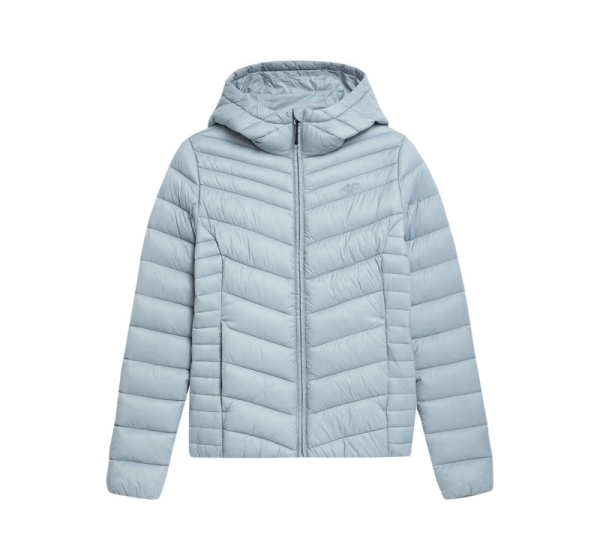 Women's down jacket 4F F095 light blue 4FSS23TDJAF095 34S