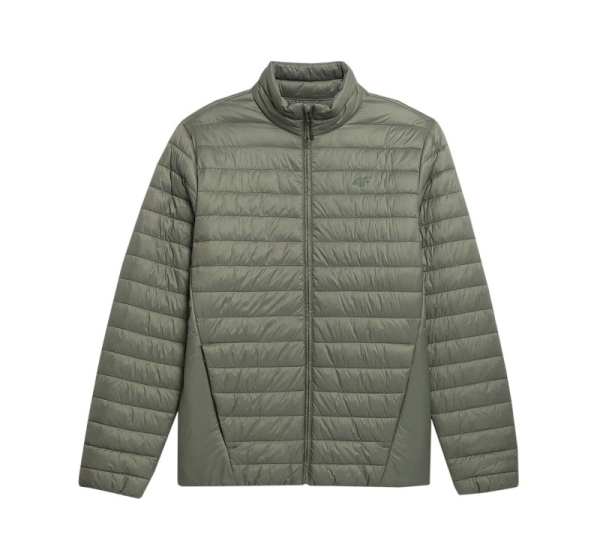 Men's down jacket 4F M084 olive 4FSS23TDJAM084 44S