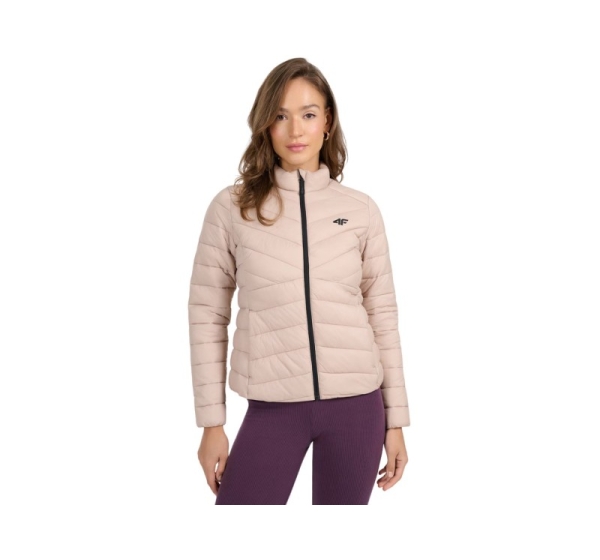 Kurtka damska 4F F0855 beżowa 4FWSS26TDJAF0855 83S XL