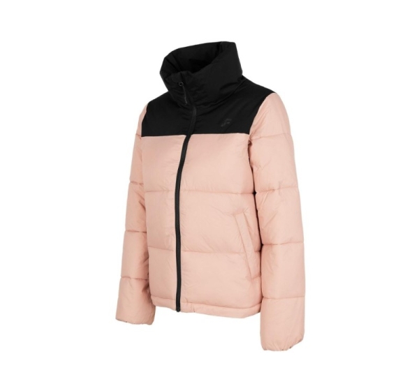 Women's jacket 4F powder coral H4Z22 KUDP014 65S