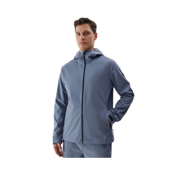 Men's Softshell Jacket 4F M283 denim 4FWAW24TSOFM283 32S S