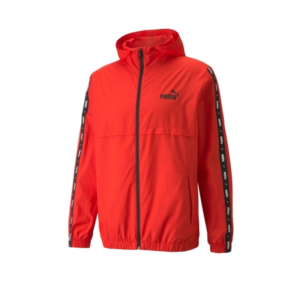 Puma ESS+TAPE Windbreaker Men's Jacket Red 847477 11
