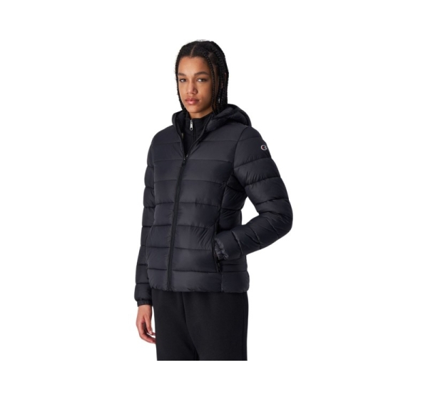 Champion Hooded Polyfilled Women's Jacket Black 117568 KK001 L