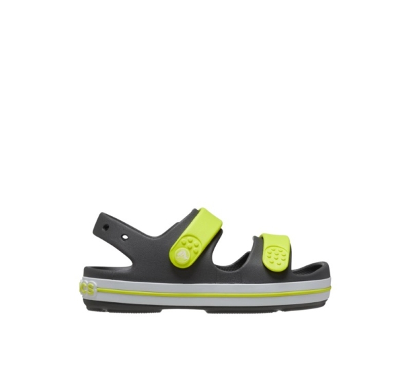 Sandały dla dzieci Crocs Crocband Cruiser grafitowo-żółte 209423 1NJ 30-31