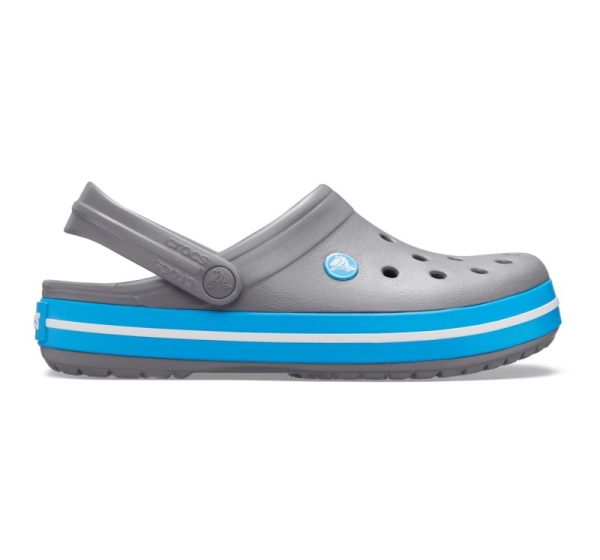 Crocs Crocband Clogs Unisex Grey, Blue, White
