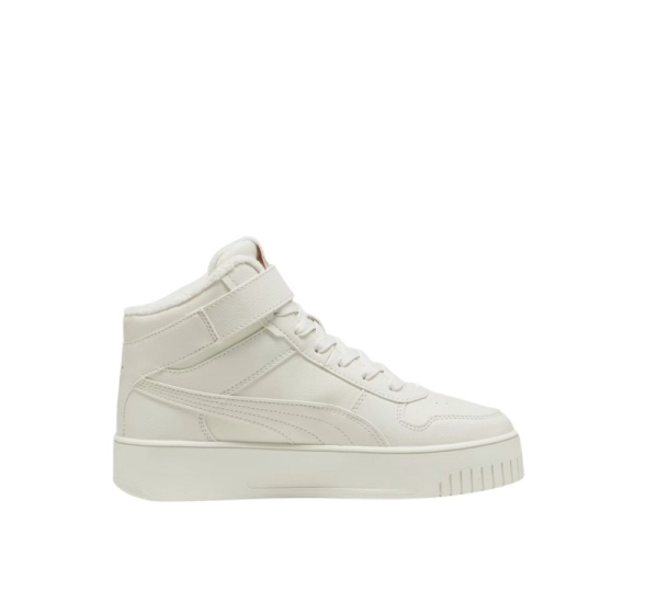 Women's Shoes Puma Carina Street Mid WTR cream 398050 02 38