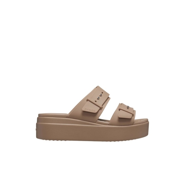Klapki damskie Crocs Brooklyn Low beżowe 207431 2Q9 38-39